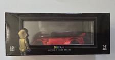 Time Micro Dream 164 Lbwk Nissan Gtr R35 Lb 3.0 Red Diecast Model
