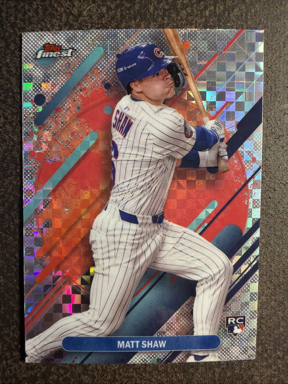 2025 Topps Finest Matt Shaw #265 RC Rare X-Fractor CHC