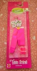Vintage 1998 Barbie Teen Skipper Teen Scene Fashions Pink Pants Heart Top Outfit