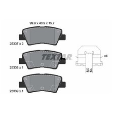 Satz Bremsbeläge Bremsklötze hinten für Hyundai I30 GD GDE I40 1 VF | 2402340