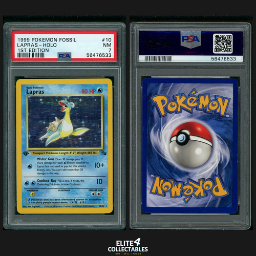 Lapras (1st Edition) graded PSA 7 for sale on eBay