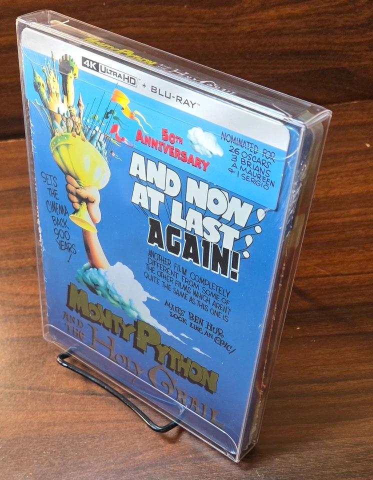 Monty Python And The Holy Grail Steelbook (4K)w/PROTECTIVE SLEEVE-NEW-Free S&H - Image 3 of 4