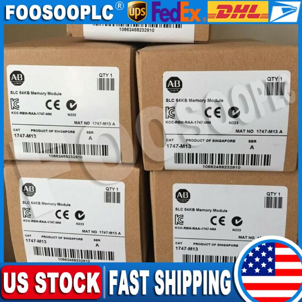 Factory Sealed AB Allen Bradley 1747-M13 / A SLC 64KB Memory Module US Free Tax