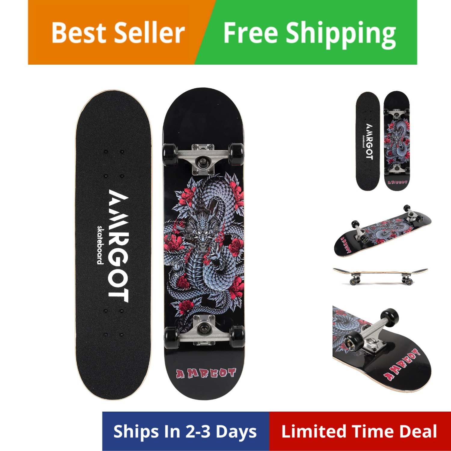 For Beginners,31 * 8 Inches Complete Skateboards For Kids,bo