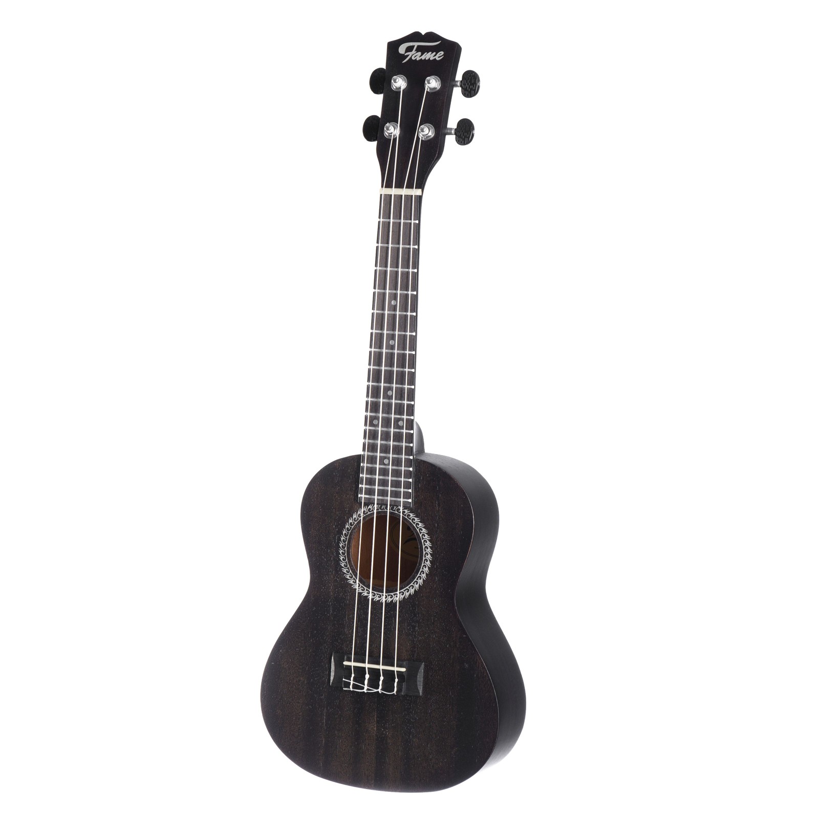 Fame Deluxe Concert Ukulele Black - Konzert Ukulele 6990₽