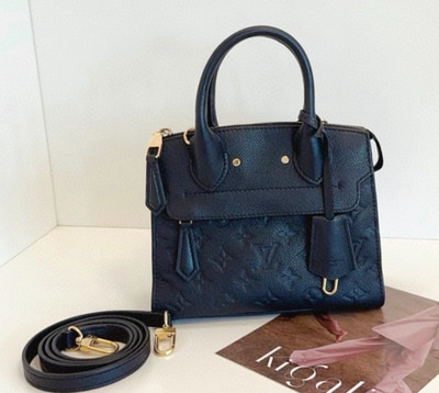 Louis Vuitton Pont Neuf Mini Tote Top Handle Shoulder Crossbody Bag Black Women