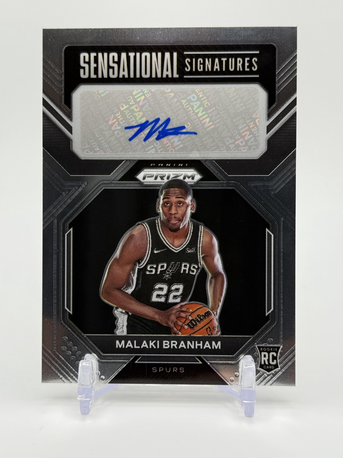 2022-23 Panini Prizm #SS-MR Malaki Branham Rookie Auto Sensational Signatures