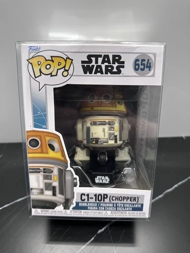 Funko Pop! Star Wars - C1-10P (Chopper) #654 with protector