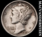 1923 Mercury Dime- Silver- Scarce Better Date No Reserve #J4959