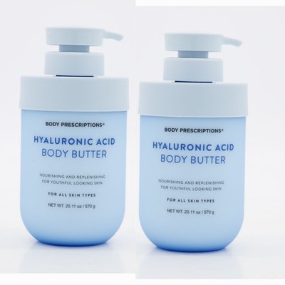 Body Prescriptions Hyaluronic Acid Body Butter DUO Pack 2x 570ml All skin types