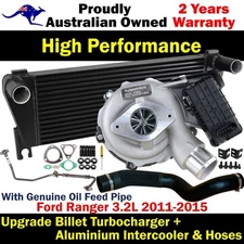 Billet Turbor&Intercooler+Hoses&Oil Feed Pipe For Ford Ranger 3.2L 2011-2015