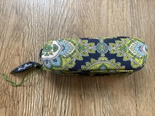 Vera bradley zip around sunglass eyeglass case in paisley pattern