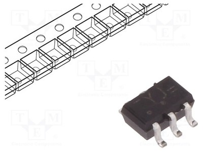 SC88 SMD Demultiplexer,Multiplexer IC: digital CMOS,TTL Ch: 2