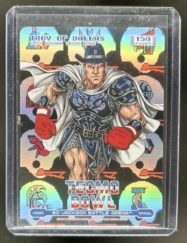2026 Battle Arena Tecmo Bowl Troy of Dallas Helmets Battlefoil SP #H680