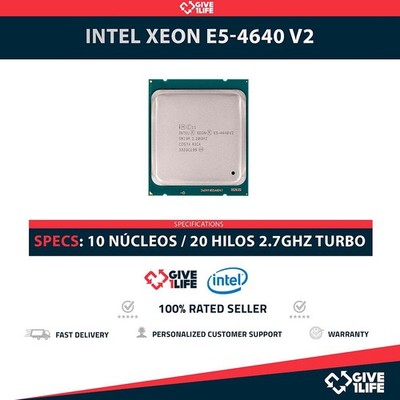 Intel Xeon E5-4640 V2 10 Núcleos 20 Hilos 2.70GHz Turbo Speed