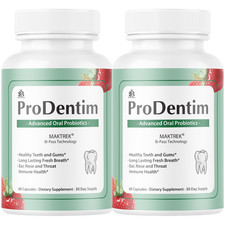 ProDentim Advanced Oral Probiotics, Healthy Teeth  Gums Official - 2 Bottles