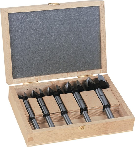Forstnerbohrersatz Type 0310 5-Teilig Ø 15, 20, 25, 30, 35 Mm Tecwerk-image