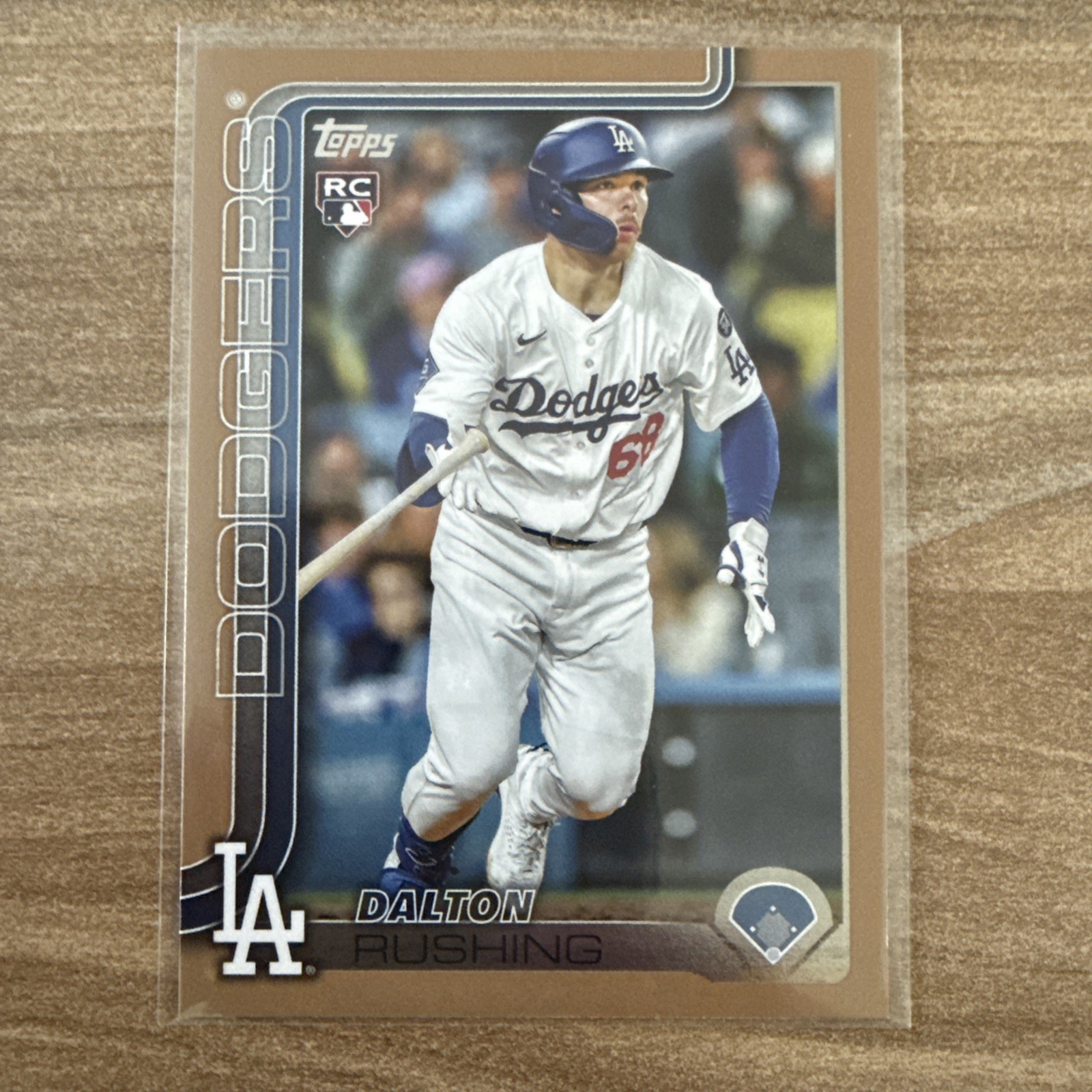 2025 Topps Update Series - Dalton Rushing #US38 Gold /2025 Dodgers RC