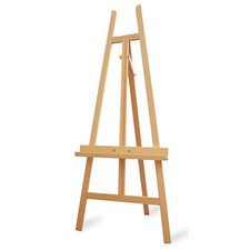 Heavy Duty A-Frame Wood Easel Stand Adjustable Holds Large Canvas Mirror Wedding