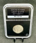 1917 (Variety 1) 90% Silver Standing Liberty Quarter in PCS Holder!