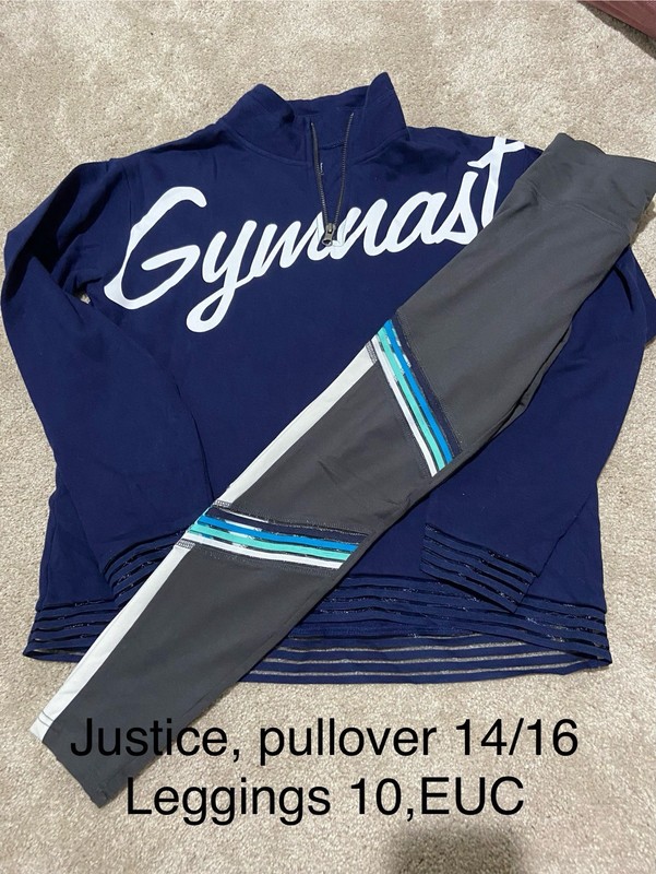 Justice “Gymnast” sweatsuit 