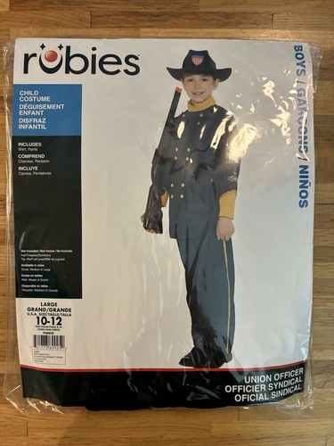 Rubies Blue Union Officer Boys Child Costume Large (10-12) - Only Worn Once!