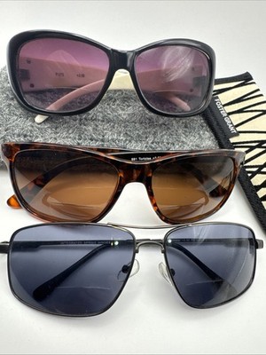 Set Of 3 Unbranded Women's Reading Bifocal Sunglasses 0.00 Distance & +.2.50 Add