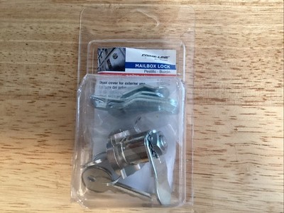Prime-Line Mailbox Lock Counter-Clockwise ILCO Nickel Finish S-4140