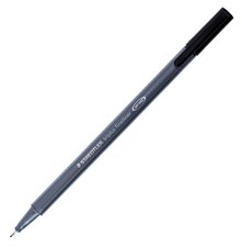 Staedtler Triplus Fineliner Black 0.3mm - Pack of 1 Count Pack 6 ,