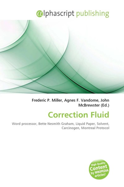 Frederic P. Miller (U. A.) | Correction Fluid | Taschenbuch | Englisch (2026)-image