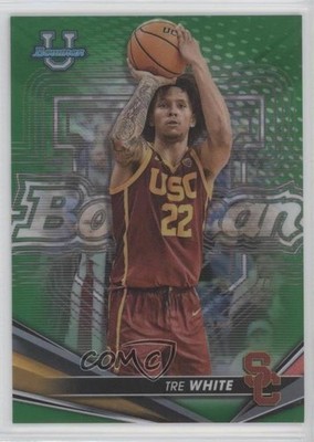 2022-23 Bowman U Best Green Refractor 36/99 Tre White #23 0z0v