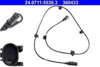 ABS-SENSOR FÜR MERCEDES-BENZ Vito Tourer (W447) - ATE 24.0711-5530.3