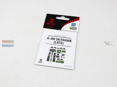 RFSQS48167 1:48 Red Fox Studio Instrument Panels - A-4M Skyhawk Late (MGF kit)