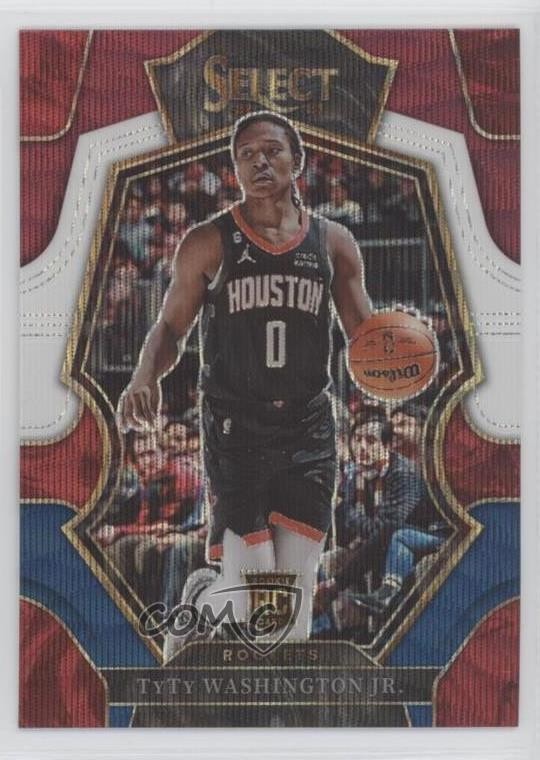 2022-23 Panini Select Premier Level Tri-Color Prizm TyTy Washington Jr #168 0b1f