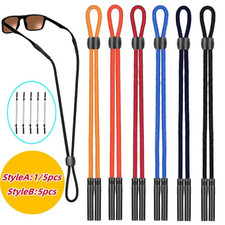 4-Pack Neck Strap Sport Sunglass Eyeglass Read Glasses Cord Lanyard Holder Black