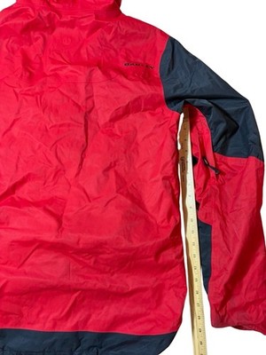 Oakley tech nylon jacket ドローコードフード付y2k Oakley Red Black Ski Jacket Hooded Snowboard Waterproof Y2K Tech