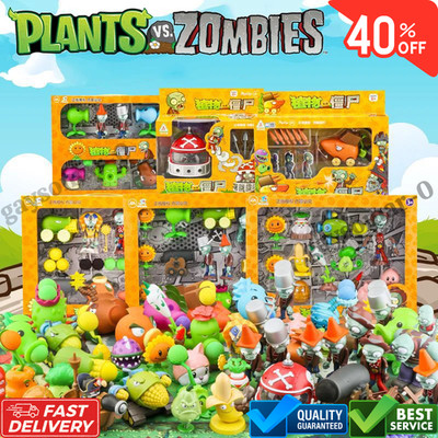 Plants vs Zombies Action Figure Toys Gift Set Kids Toy Amine Zombie Figures Game