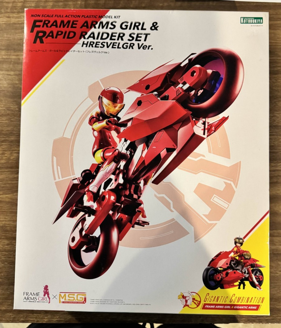 Frame Arms Girl Rapid Raider Set Hresvelgr Ver. Kotobukiya U