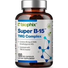 Biophix Super B-15 TMG DMG 100 mg 100 Vcaps