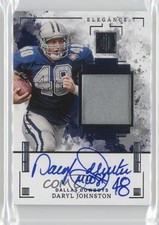 2025 Panini Impeccable Elegance Retired 50/75 Daryl Johnston Patch Auto 0vf5