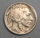 VF+/XF  1926-s US BUFFALO Nickel. w/ 3/4+ Horn.