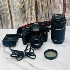 Canon EOS Rebel T3i Digital SLR Camera Bundle w/ Zoom Lens, Charger, Batt Video