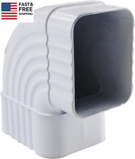 90 Gutter Elbow 2X3 Aluminum Downspout Elbow Roofing Gutter Downspout 1Pcs