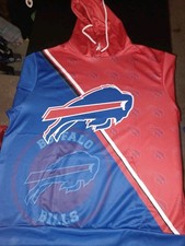 Buffalo Bills Hoodie Big Man's Size 3XL Blue  Red 3X New