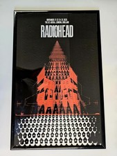 Radiohead 2025 London O2 Arena UK Framed Concert Poster