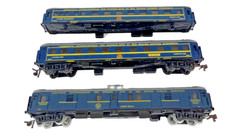Rake Of 3x Jouef CIWL Orient Express HO Gauge Dining Sleeping Luggage Car Unbox.