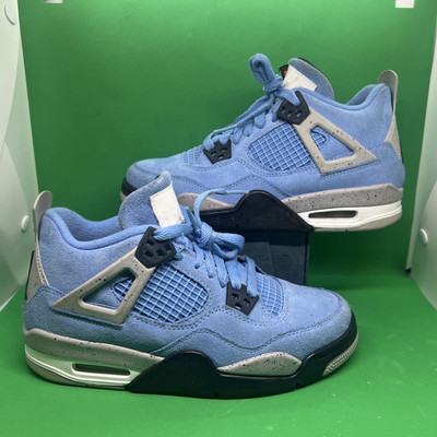 Size 4.5- Nike Air Jordan 4 Retro GS University Blue Men's Shoes - Ships Now | eBay