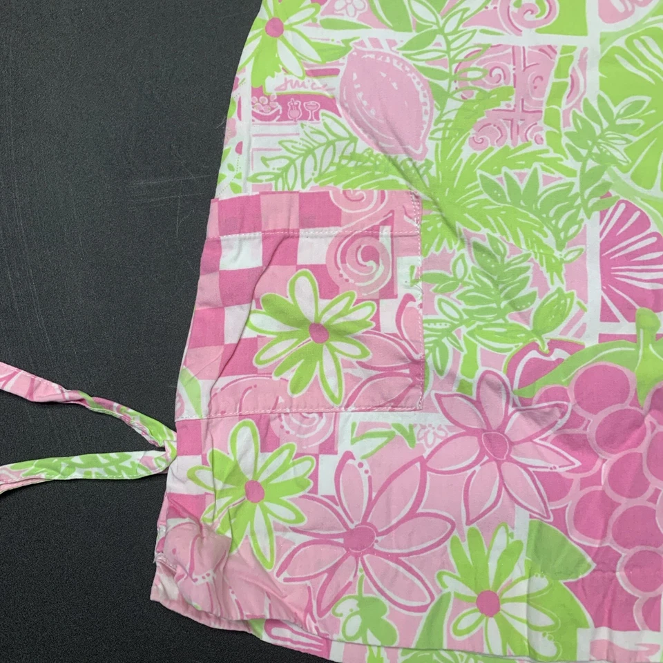 Girls 2T Lilly Pulitzer Pink And Green Floral Dress - Image 2 of 4