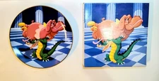 Disney's 50 Years of Fantasia Dance of the Hours Collectors’ Plate + Box NIOB