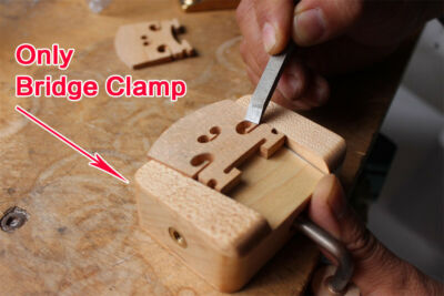 1 PCS Violin Bridge Cradle Clamps hold Cut Violin Bridge Making Tools